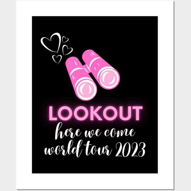 scentsy lookout, here we come, world tour 2023 Wall Art by scentsySMELL